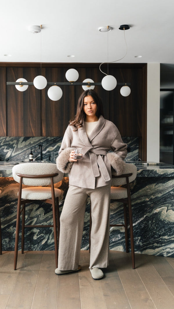 Celeste Fur – Light Grey Coat