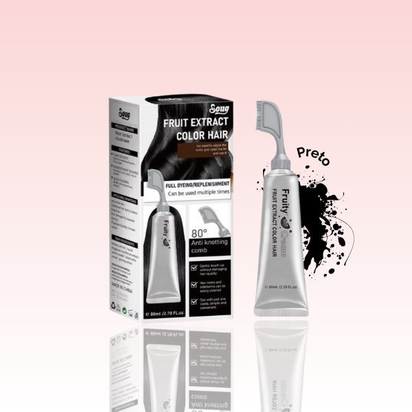 FruityColor: Ammonia-Free Hair Dye with Built-In Comb