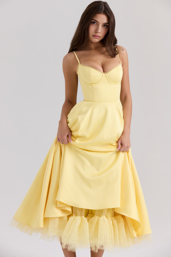 Bella Midi Dress - Double Layer