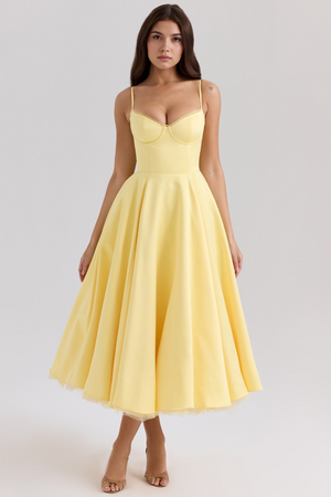Bella Midi Dress - Double Layer