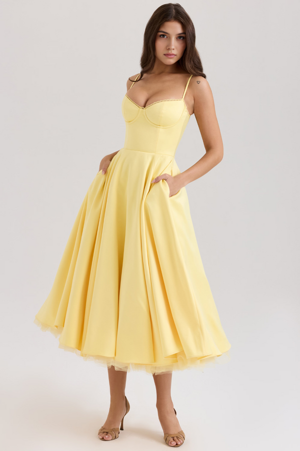 Bella Midi Dress - Double Layer