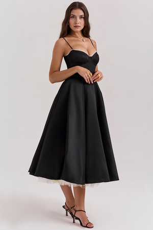 Bella Midi Dress - Double Layer
