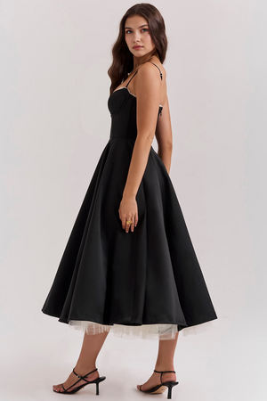 Bella Midi Dress - Double Layer
