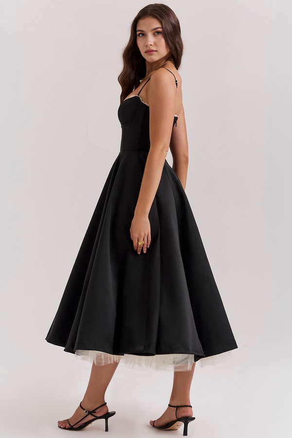 Bella Midi Dress - Double Layer