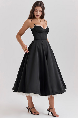Bella Midi Dress - Double Layer