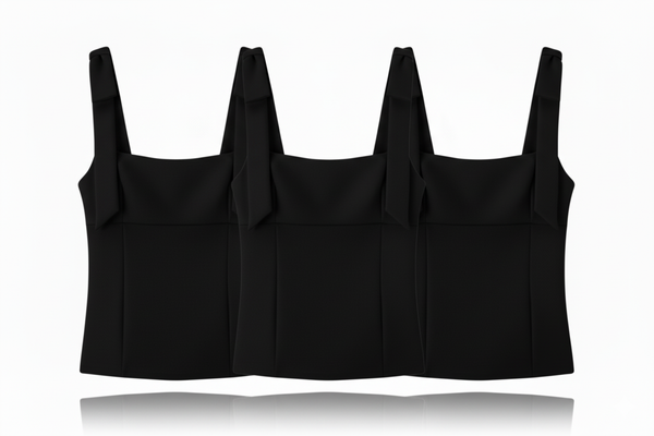 Aurora Structured Strap Top - 3 FOR THE PRICE OF 1