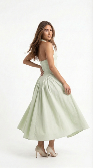 Majesty Halter Dress