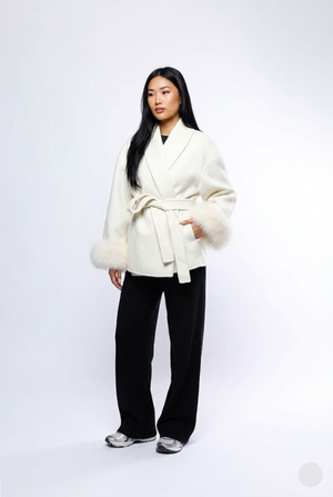 Celeste Fur – White Coat