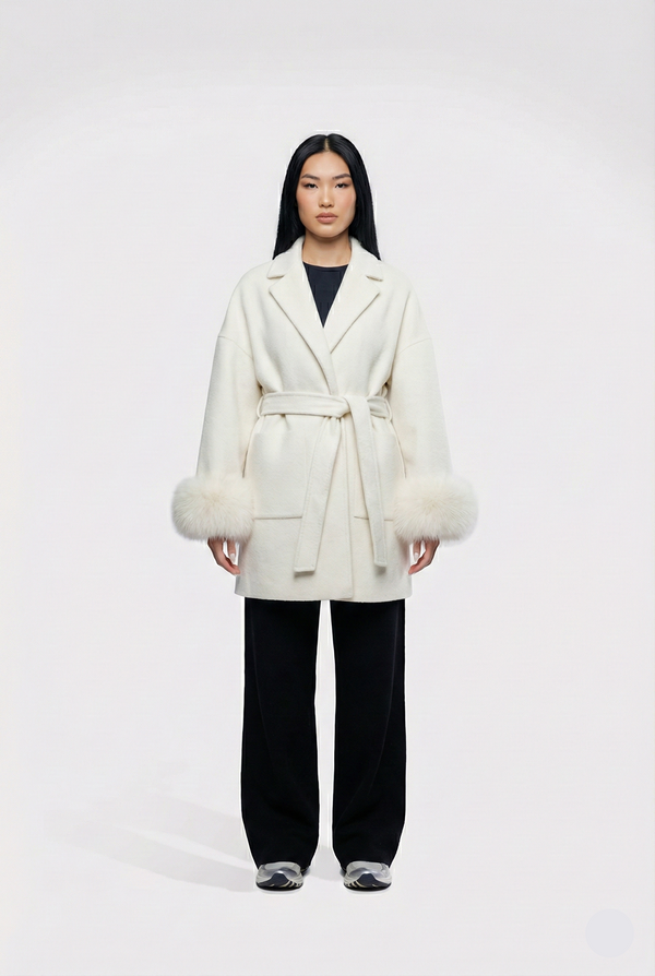 Celeste Fur – White Coat
