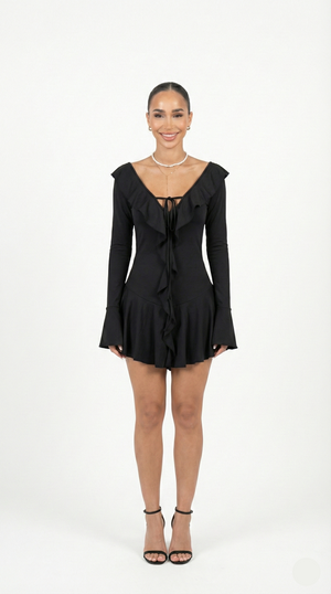 Marisse Ruffle – Mini Dress