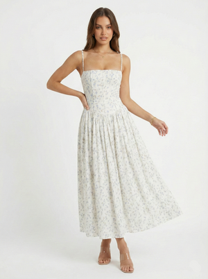 Floral Radiance Maxi Dress