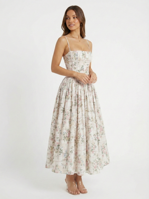 Floral Radiance Maxi Dress
