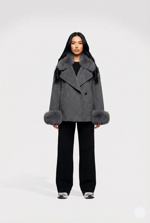 Aurora Fur – Grey Coat