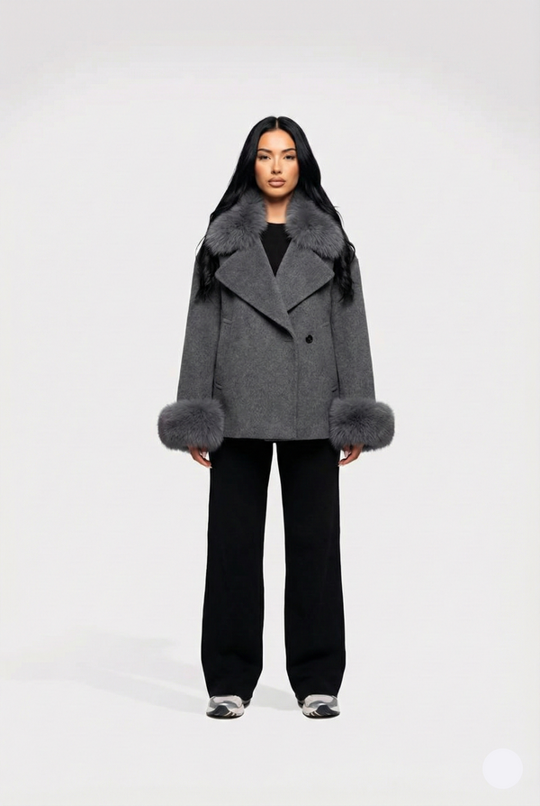 Aurora Fur – Grey Coat