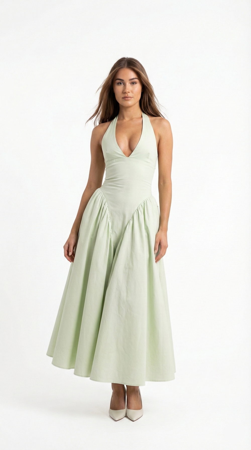 Majesty Halter Dress