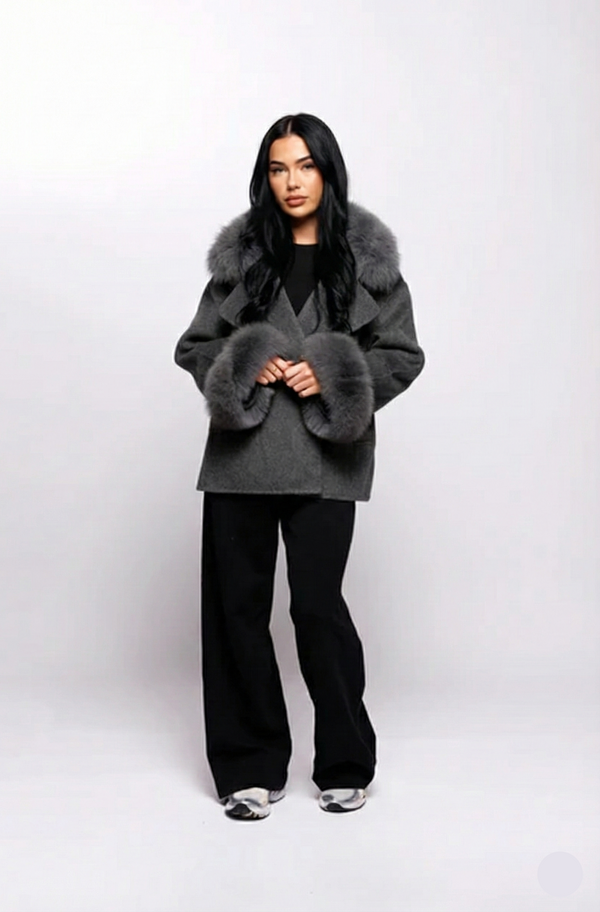 Aurora Fur – Grey Coat