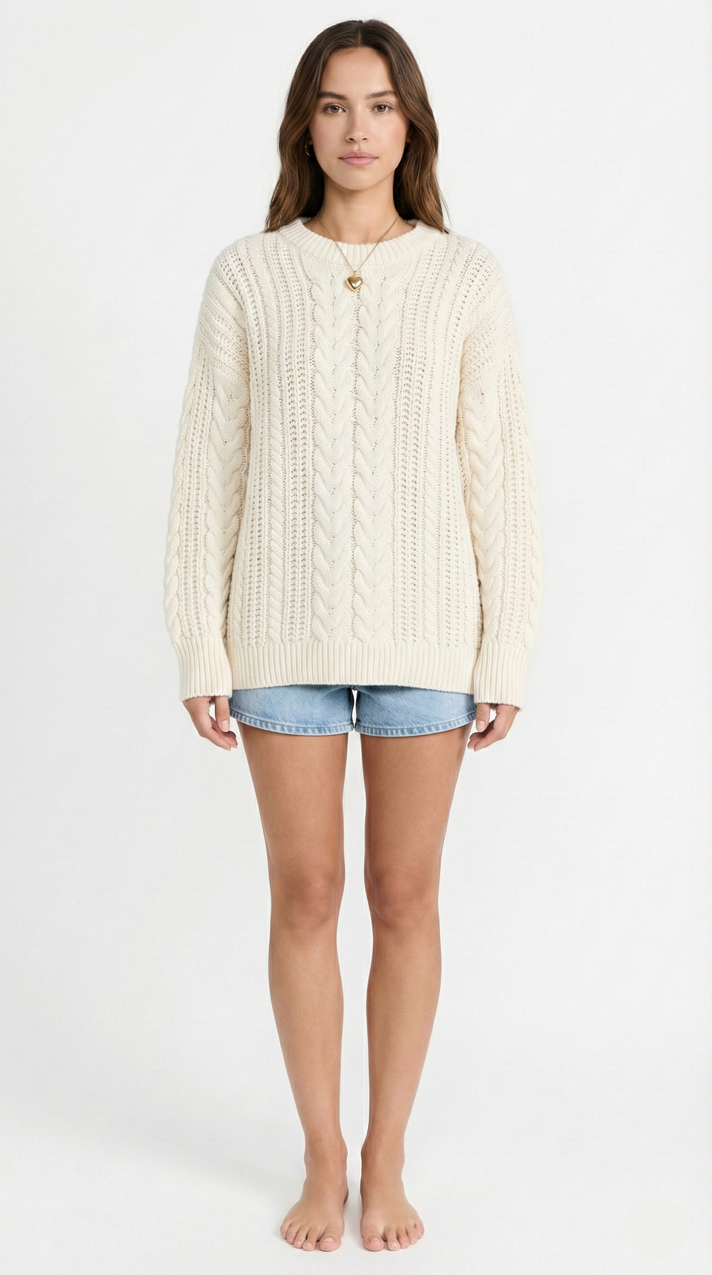Aria Cable-Knit Sweater