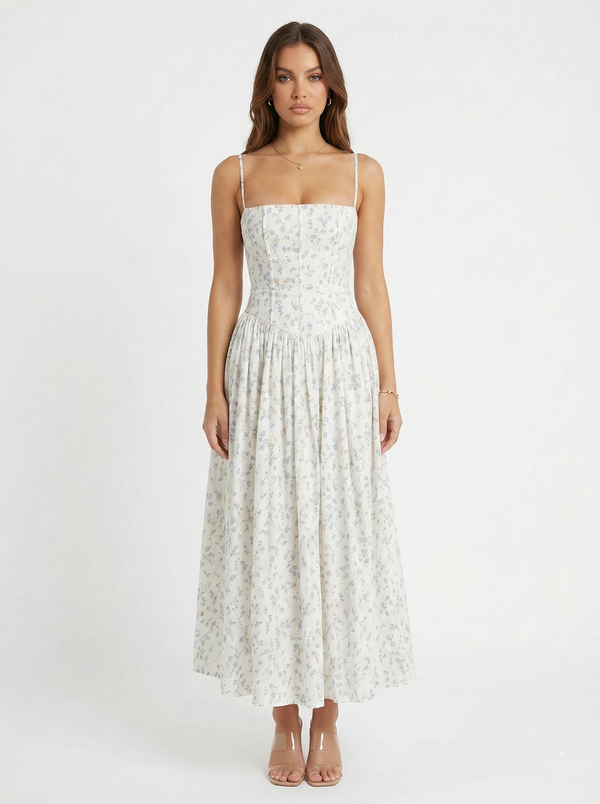 Floral Radiance Maxi Dress