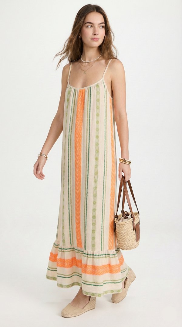 Siena Bohemian Print Trägerkleid