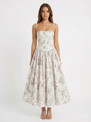 Floral Radiance Maxi Dress