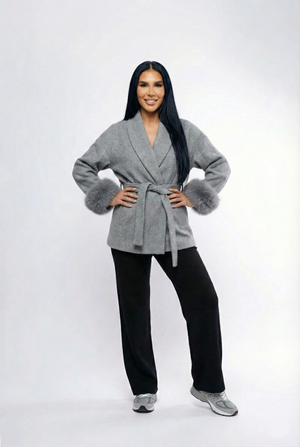 Celeste Fur – Grey Coat
