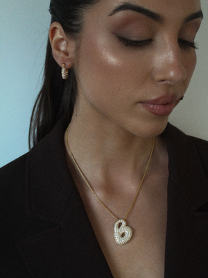 Luna Bubble Letter Necklace