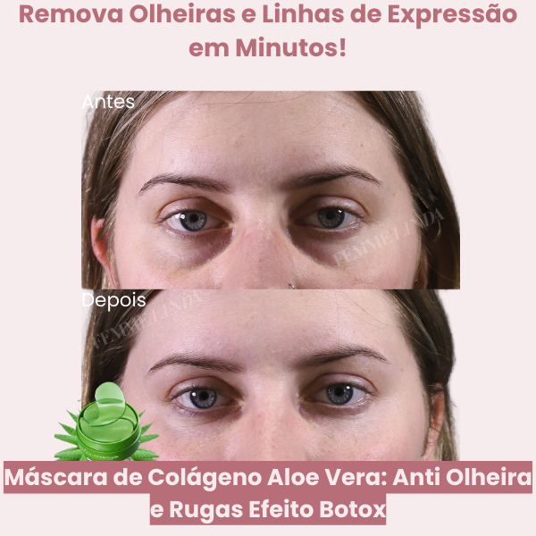 Aloe Vera Collagen Mask: Anti-Dark Circles & Wrinkles with Botox Effect