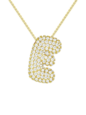 Luna Bubble Letter Necklace