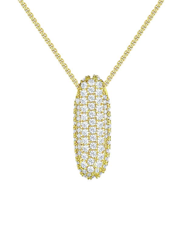 Luna Bubble Letter Necklace