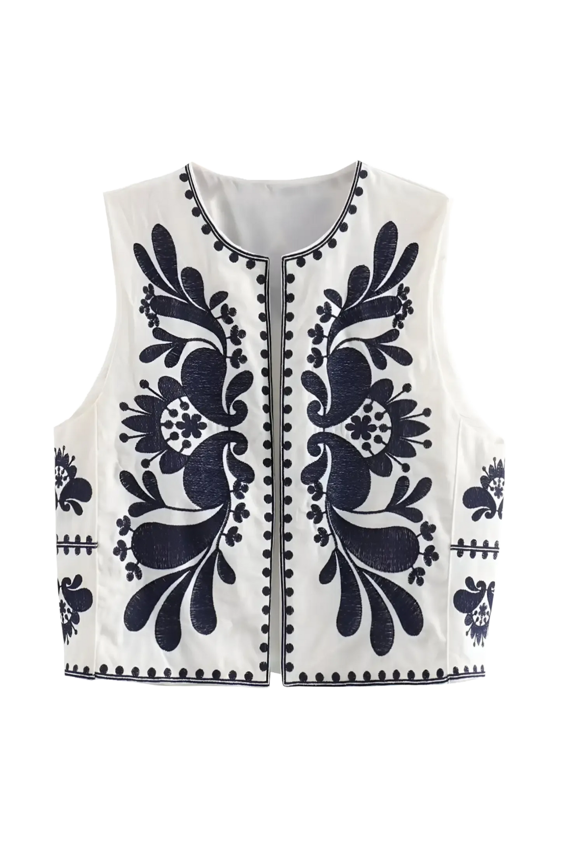 Arinne Embroidered Waistcoat Vest