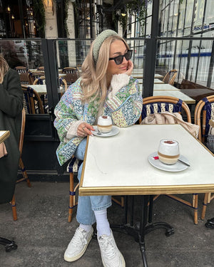 Noelia Floral Patchwork Quilted Jacket