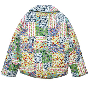 Noelia Floral Patchwork Quilted Jacket
