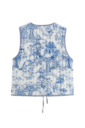 Babinia Reversible Patchwork Waistcoat