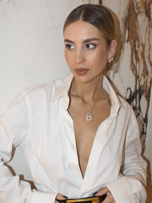 Luna Bubble Letter Necklace