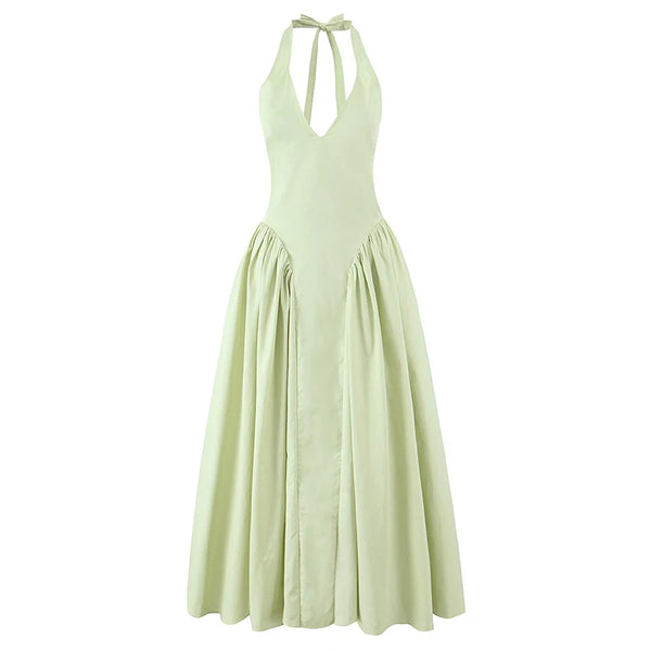 Majesty Halter Dress