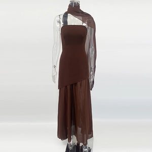 Valentina Drapiertes Abendkleid