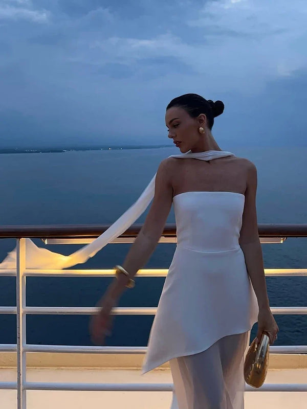 Valentina Drapiertes Abendkleid