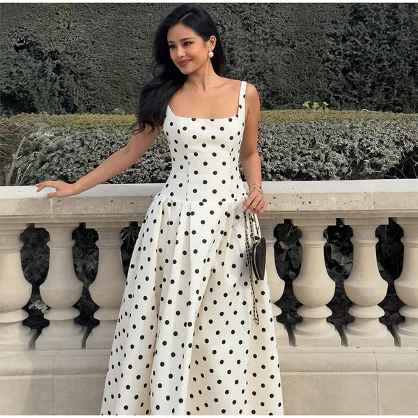 Audrey Polka - Maxikleid