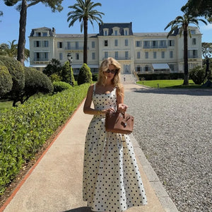 Audrey Polka - Maxikleid