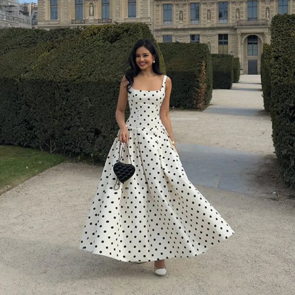 Audrey Polka - Maxikleid