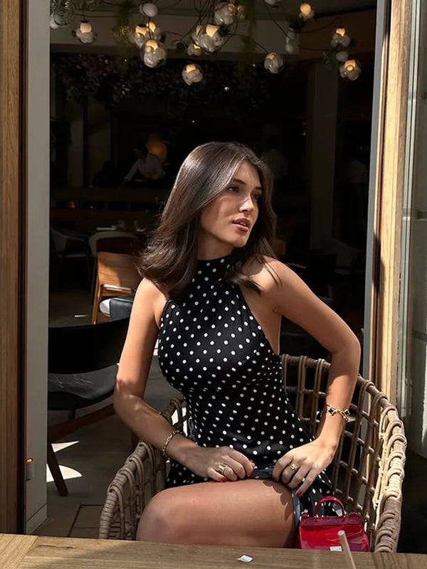 Celine Polka - Mini Dress