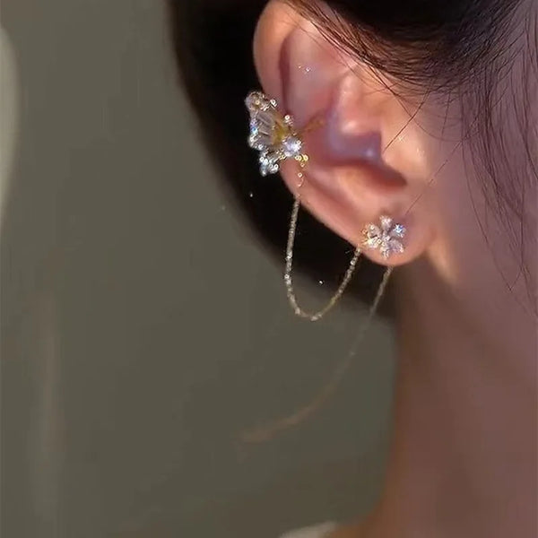 Blossom Wing Ear Cuff – Pair