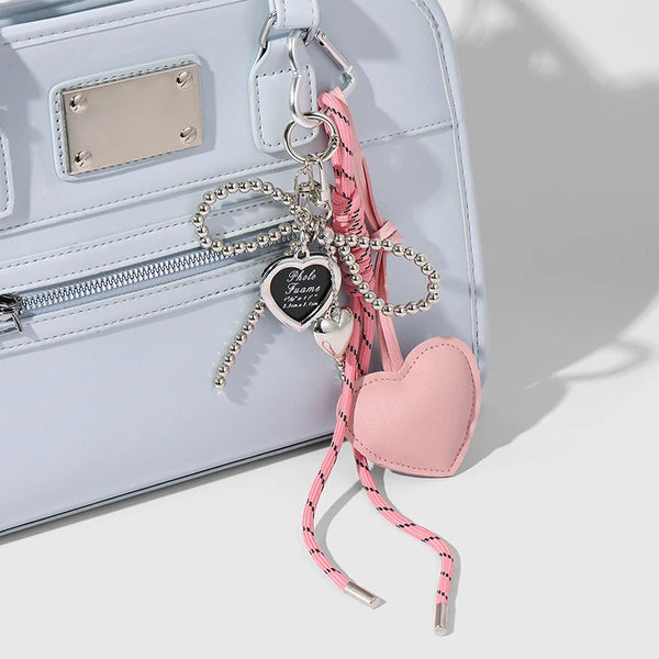 Femme Heart Bow Charm