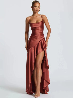 Eternal Elegance Satin Gown