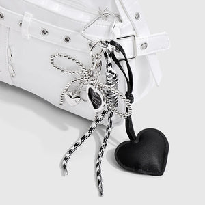Femme Heart Bow Charm