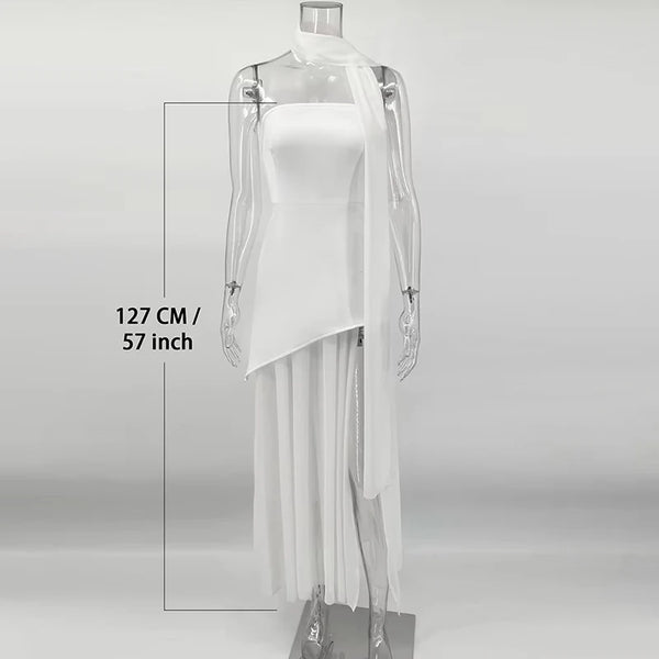 Valentina Drapiertes Abendkleid