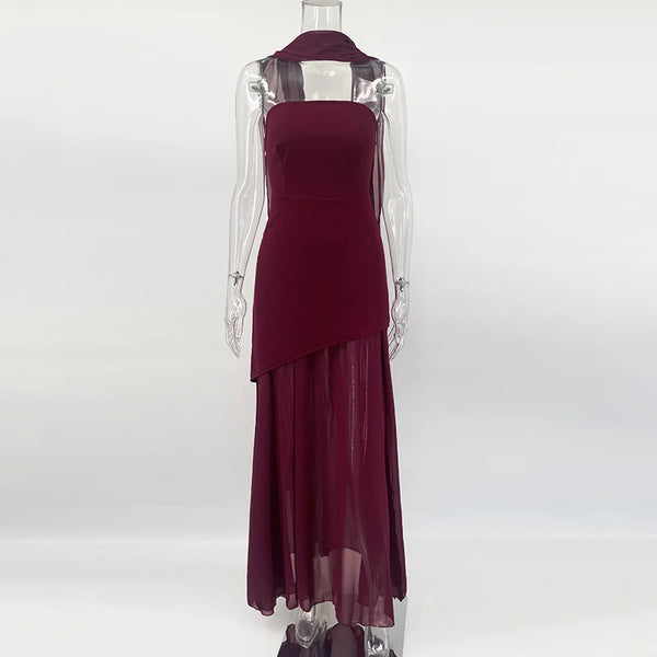 Valentina Drapiertes Abendkleid