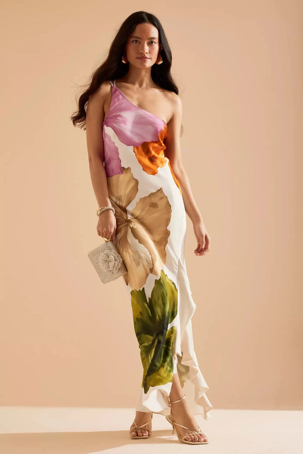 Liza Maxi Dress – Abstract Floral