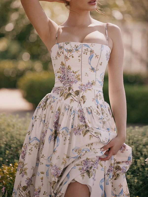 Floral Radiance Maxi Dress