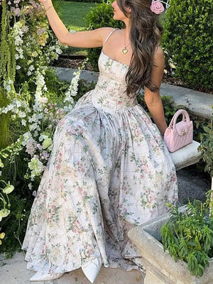 Floral Radiance Maxi Dress